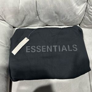 Fear of God Essentials Black Hoodie